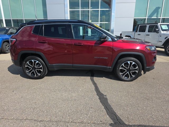 2022 Jeep Compass Limited - Velvet Red Pearlcoat exterior view 4