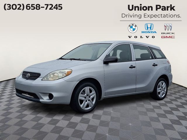 Silver 2005 Toyota Matrix Hatchback 4-Speed Automatic Overdrive