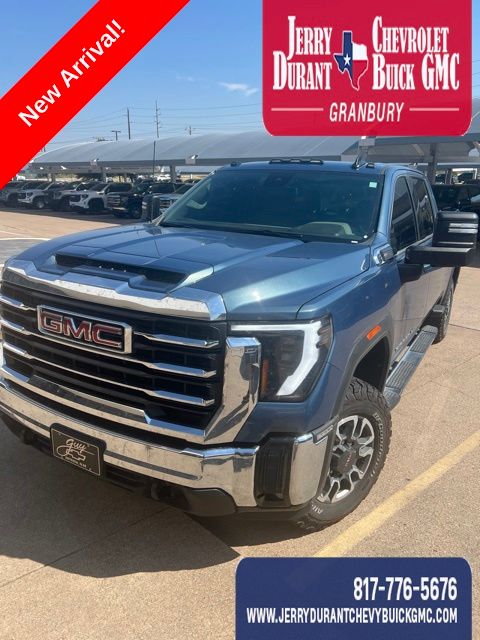 Downpour Metallic 2024 GMC Sierra 2500HD Pickup Truck Four-Wheel Drive Automatic
