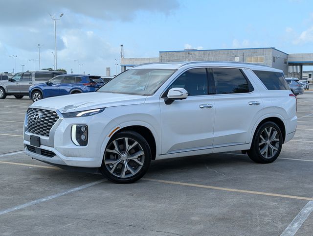 2021 Hyundai Palisade Limited White at Gullo Toyota
