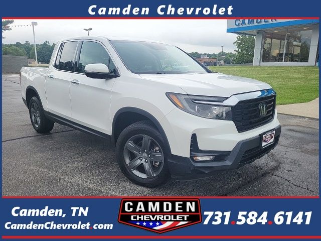 Platinum White Pearl 2023 Honda Ridgeline Pickup Truck All-Wheel Drive 9-Speed Automatic