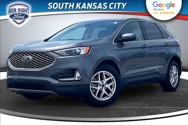 Carbonized Gray Metallic 2023 Ford Edge SEL AWD SUV / Crossover All-Wheel Drive 8-Speed Automatic