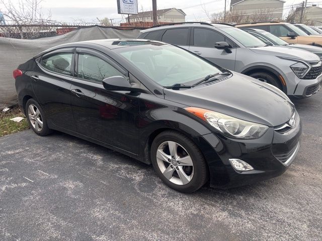 Midnight Black Mica 2013 Hyundai Elantra GLS FWD Sedan Front-Wheel Drive 6-Speed Automatic Overdrive