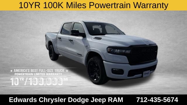 Bright White Clearcoat 2026 RAM 1500 Big Horn Crew Cab 4WD Pickup Truck Four-Wheel Drive 8-Speed Automatic