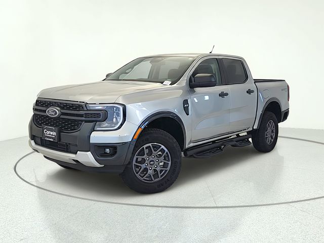 Silver Metallic 2024 Ford Ranger Pickup Truck Four-Wheel Drive Automatic