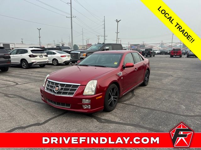 Crystal Red Tintcoat 2009 Cadillac STS Sedan Rear-Wheel Drive 6-Speed Automatic Overdrive