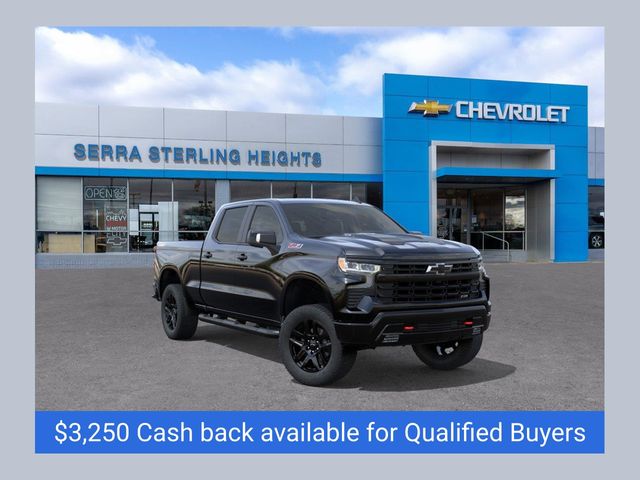 Black 2026 Chevrolet Silverado 1500 Pickup Truck Four-Wheel Drive Automatic