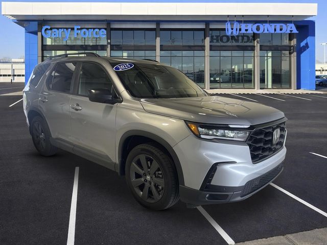 Lunar Silver Metallic 2025 Honda Pilot Sport FWD SUV / Crossover Front-Wheel Drive Automatic