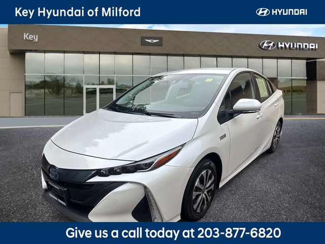 Pearl 2021 Toyota Prius Prime Hatchback Front-Wheel Drive Continuously Variable Transmission