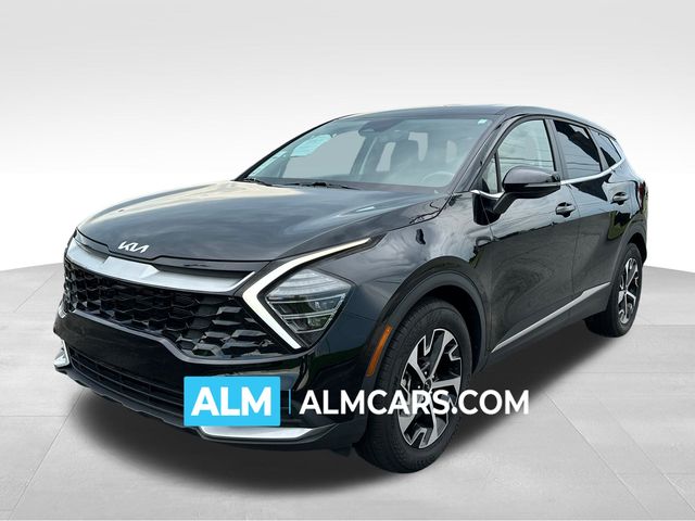 Ebony Black 2025 Kia Sportage SUV / Crossover Front-Wheel Drive 8-Speed Automatic