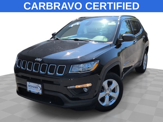 Diamond Black Crystal Pearlcoat 2019 Jeep Compass SUV / Crossover Four-Wheel Drive 9-Speed Automatic