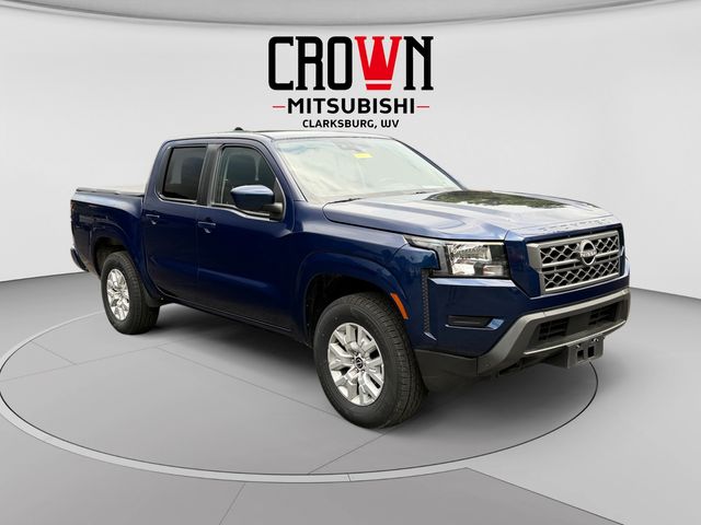 Deep Blue Pearl 2022 Nissan Frontier Pickup Truck Four-Wheel Drive 9-Speed Automatic