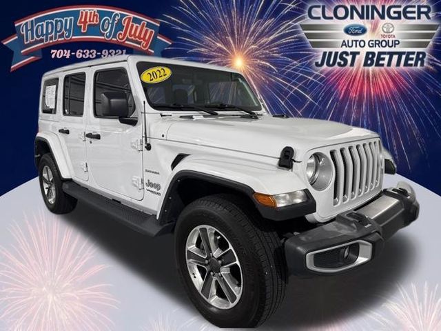 Bright White Clearcoat 2022 Jeep Wrangler SUV / Crossover Four-Wheel Drive 8-Speed Automatic