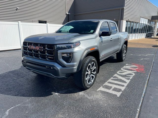 Sterling Metallic 2024 GMC Canyon AT4 Crew Cab 4WD Pickup Truck Four-Wheel Drive 8-Speed Automatic