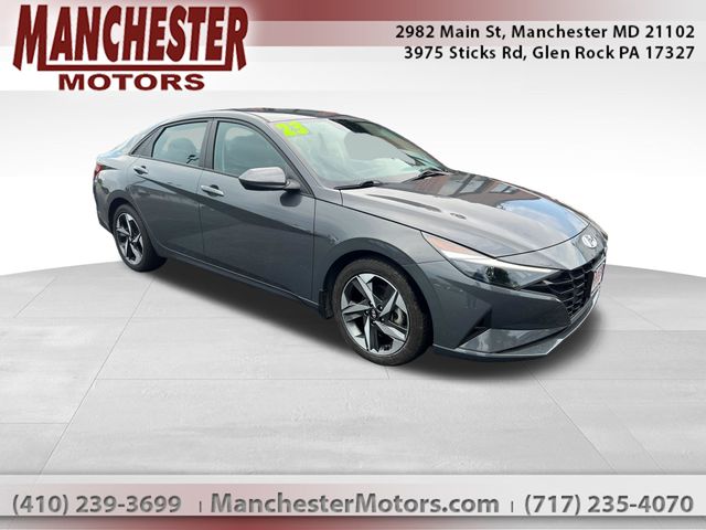 Ecotronic Gray 2023 Hyundai Elantra Sedan Front-Wheel Drive Continuously Variable Transmission