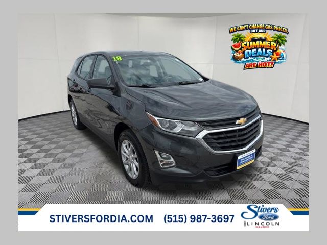 Nightfall Gray Metallic 2018 Chevrolet Equinox 1.5T LS AWD SUV / Crossover Four-Wheel Drive 6-Speed Automatic Overdrive