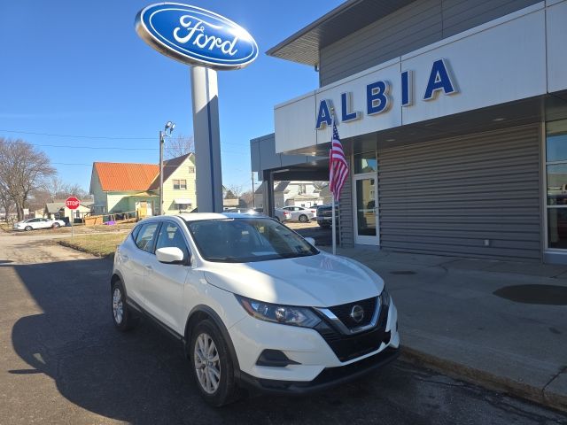 Glacier White 2022 Nissan Rogue Sport S AWD SUV / Crossover All-Wheel Drive Continuously Variable Transmission