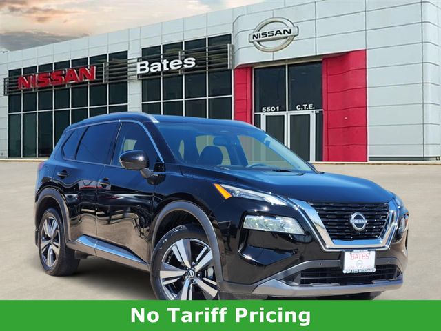 Super Black 2023 Nissan Rogue SL FWD SUV / Crossover Front-Wheel Drive Continuously Variable Transmission