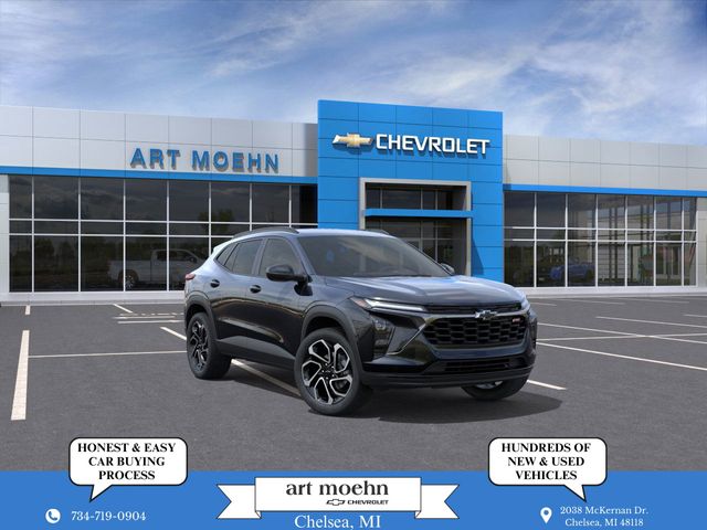 Black Metallic 2026 Chevrolet Trax RS with 2RS FWD SUV / Crossover Front-Wheel Drive 6-Speed Automatic