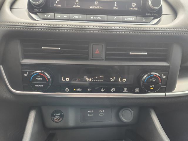 2024 Nissan Rogue SV White at Central Houston Nissan