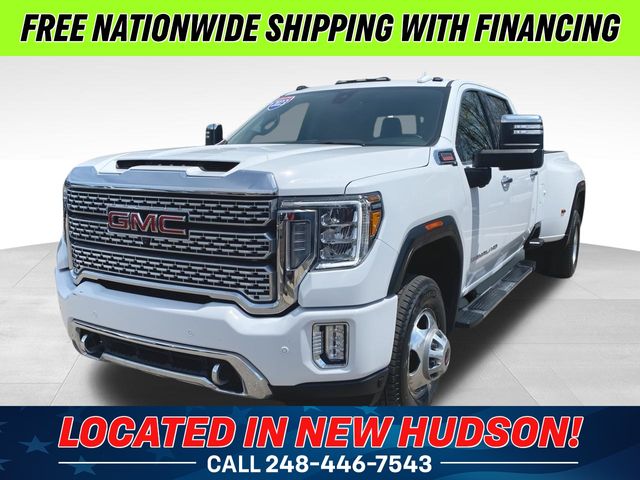 Summit White 2023 GMC Sierra 3500HD Pickup Truck Four-Wheel Drive Automatic