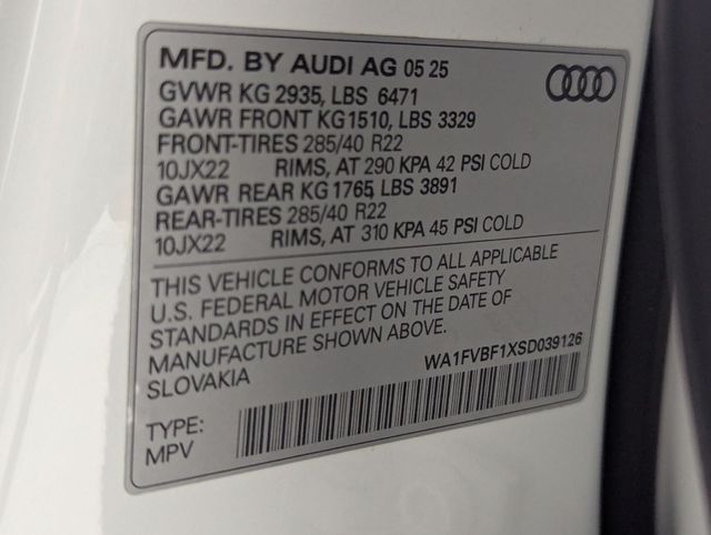 used 2025 Audi Q8 car, priced at $72,981