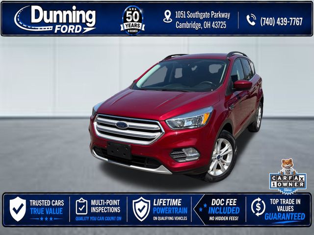 Ruby Red Metallic Tinted Clearcoat 2018 Ford Escape SUV / Crossover All-Wheel Drive 6-Speed Automatic