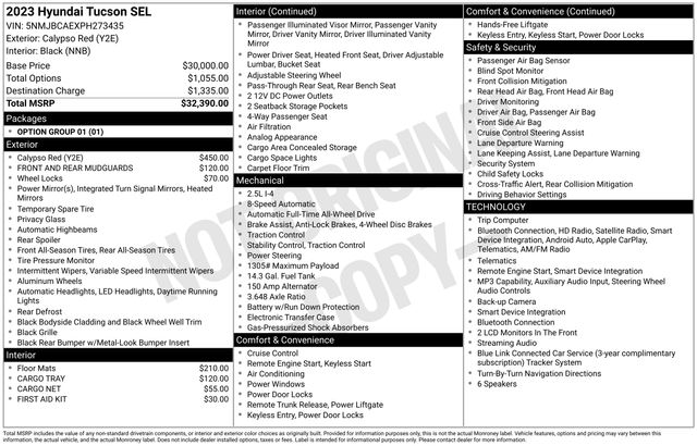 Hyundai Tucson SEL AWD