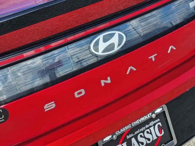 2025 Hyundai Sonata SEL Red at Wharton Chevrolet GMC