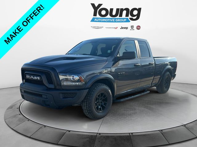 Gray (Granite Crystal Metallic Clearcoat) 2022 RAM 1500 Classic Warlock Quad Cab 4WD Pickup Truck Four-Wheel Drive 8-Speed Automatic