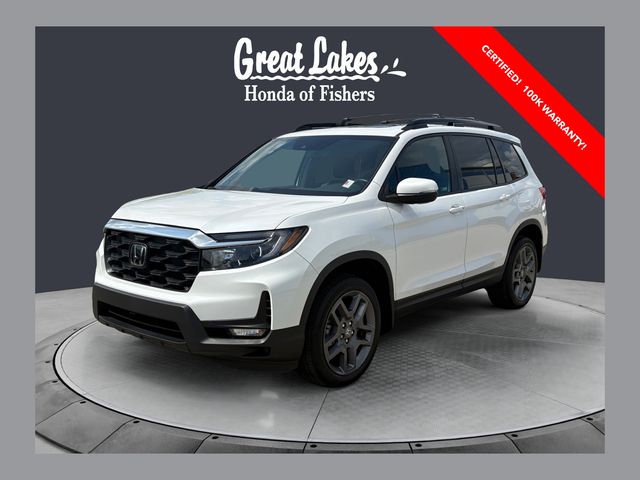 Platinum White 2023 Honda Passport EX-L AWD SUV / Crossover All-Wheel Drive 9-Speed Automatic