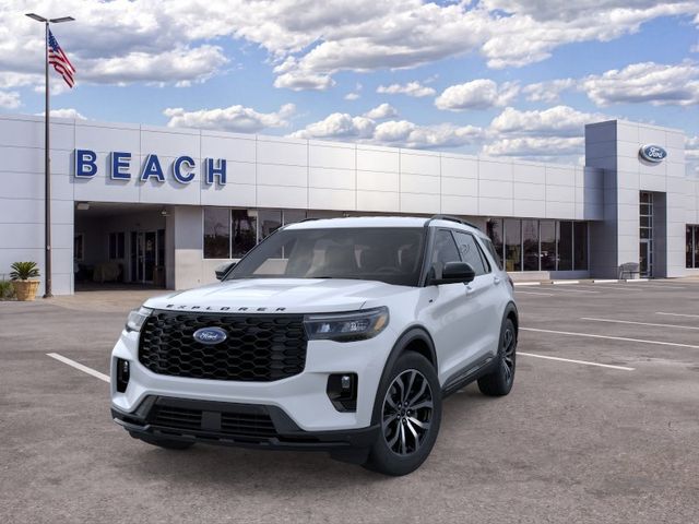 2026 Space White Metallic Ford Explorer ST-Line RWD SUV
