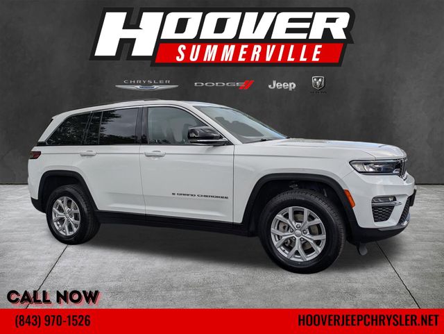 Bright White Clearcoat 2023 Jeep Grand Cherokee Limited 4WD SUV / Crossover Four-Wheel Drive 8-Speed Automatic