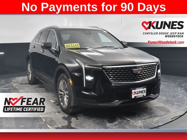 Stellar Black Metallic 2024 Cadillac XT4 Premium Luxury AWD SUV / Crossover Four-Wheel Drive 9-Speed Automatic