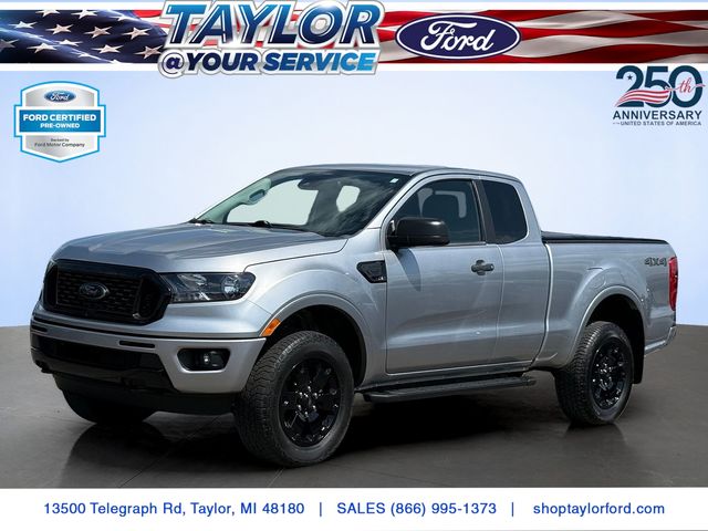 Silver Metallic 2022 Ford Ranger Pickup Truck Four-Wheel Drive Automatic