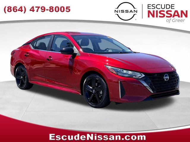 Red (Scarlet Ember Tintcoat) 2024 Nissan Sentra SR FWD Sedan Front-Wheel Drive Continuously Variable Transmission