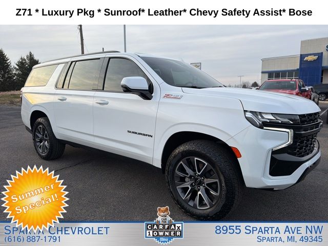 Summit White 2024 Chevrolet Suburban SUV / Crossover Four-Wheel Drive 