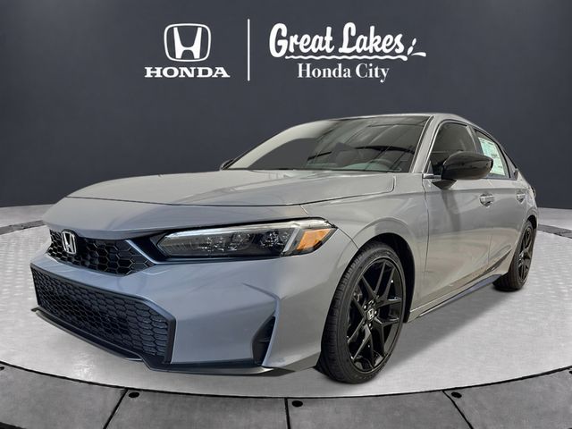 Urban Gray Pearl 2026 Honda Civic Hatchback Hatchback Front-Wheel Drive Continuously Variable Transmission