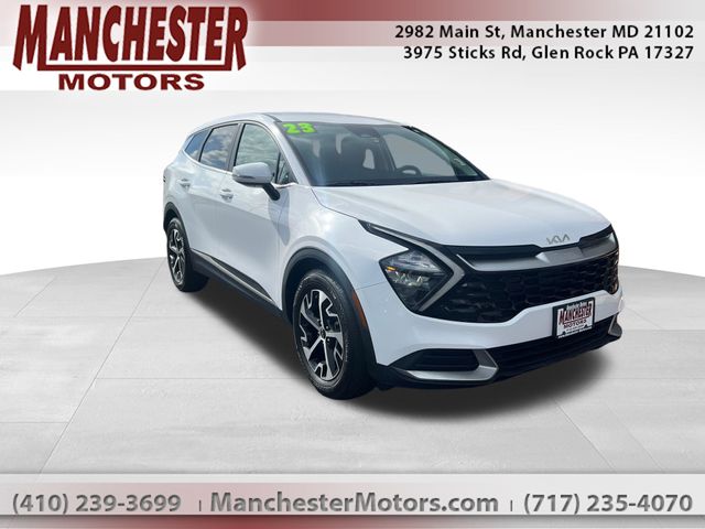 Glacial White Pearl 2023 Kia Sportage EX FWD SUV / Crossover Front-Wheel Drive 8-Speed Automatic