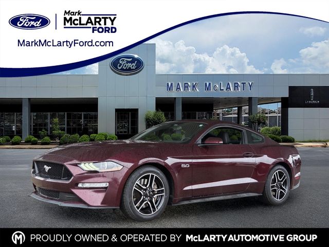 Red (Crimson) 2018 Ford Mustang Coupe Rear-Wheel Drive Automatic