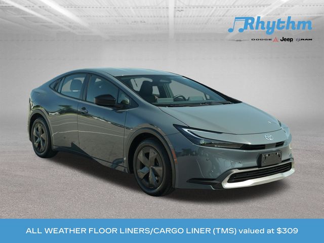 Gray 2025 Toyota Prius Plug-In Hybrid Hatchback Front-Wheel Drive Continuously Variable Transmission