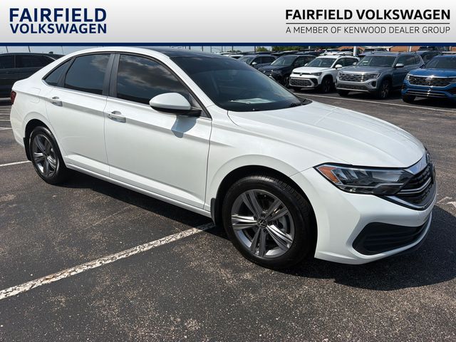 Opal White Pearl 2024 Volkswagen Jetta Sedan Front-Wheel Drive 8-Speed Automatic