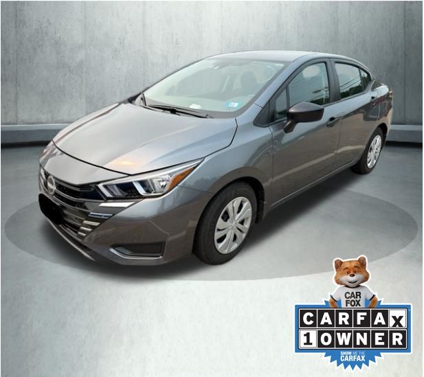 Gray (Gun Metallic) 2024 Nissan Versa Sedan Front-Wheel Drive Continuously Variable Transmission