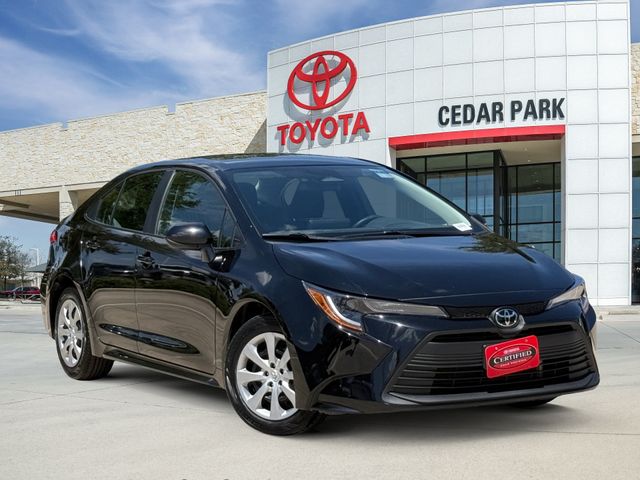 Midnight Black Metallic 2025 Toyota Corolla Sedan Front-Wheel Drive Continuously Variable Transmission