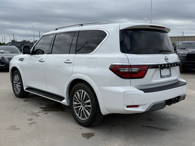 2021 Nissan Armada SL White at Baytown Hyundai
