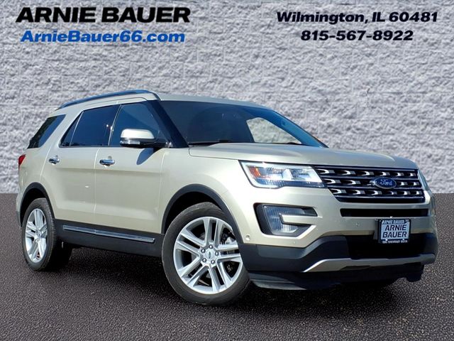 White Gold Metallic 2017 Ford Explorer SUV / Crossover Front-Wheel Drive 6-Speed Automatic