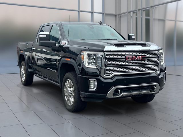 Onyx Black 2023 GMC Sierra 3500HD Denali Crew Cab 4WD Pickup Truck Four-Wheel Drive Automatic