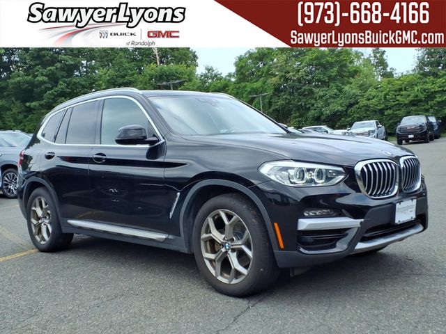 Jet Black 2020 BMW X3 SUV / Crossover All-Wheel Drive 8-Speed Automatic