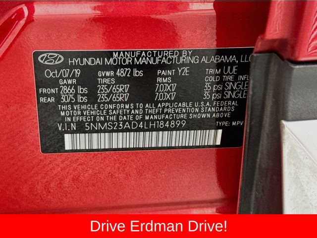 Used 2020 Hyundai Santa Fe SUV