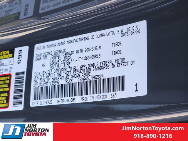 New 2026 Toyota Tacoma Truck
